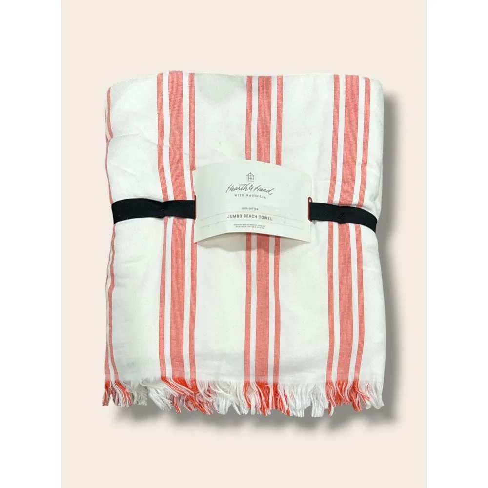 60x60 Oversized Cotton Beach Towel -‎ Hearth & Hand Magnolia, Target